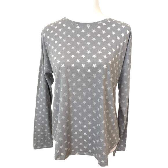 TEREZ Lightweight Gray Long Sleeve Top Size M NWT - Picture 2 of 5